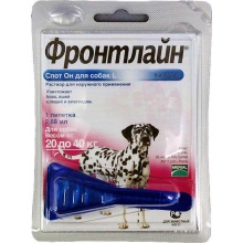 Merial FRONTLINE Spot-On L - капли на холку для собак 20-40 кг