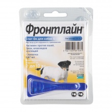 MERIAL FrontLine Spot On S (Фронтлайн) капли от 2 до 10 кг