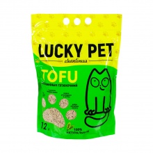 Наповнювач Lucky Pet з тофу для котячого туалету, гіпоалергений
