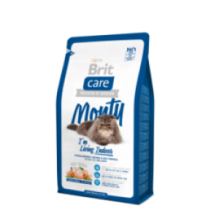Brit Care Cat Monty I am Living Indoor - високоякісний гіпоалергенний корм з куркою та рисом для дорослих кішок