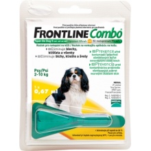 Frontline Combo (Фронтлайн Комбо) S - средство от блох и клещей для собак весом 2-10 кг