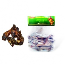 Вушні раковини, натуральні сушені ласощі для собак 200 г Вушні раковини, натуральні сушені ласощі для собак 200 г