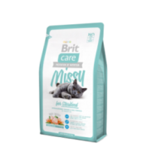 Brit Care Cat Missy for Sterilised - високоякісний гіпоалергенний корм з куркою та рисом для стерилізованих кішок