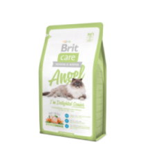 Brit Care Cat Angel I?m Delighted Senior - високоякісний гіпоалергенний корм з куркою та рисом для літніх кішок (старше 7 років)