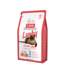 Brit Care Cat Lucky I am Vital Adult - високоякісний гіпоалергенний корм з куркою та рисом для дорослих кішок