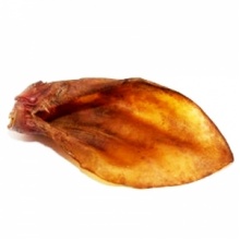 Вуха яловичі, натуральні сушені ласощі для собак 1шт Вуха яловичі, натуральні сушені ласощі для собак 1шт