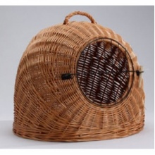 Pet Pro ИГЛО плетеная переноска для собак и котов, дерево