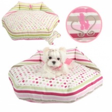 Pincaholic ГЕКСАГОН (Hexagon) лежанка для собак и котов лимонного цвета