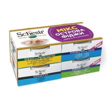 Schesir МИКС ОСТРОВА ФІДЖІ натуральні консерви для собак, набір