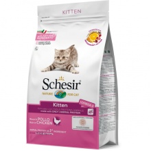 Schesir Cat Kitten ШЕЗИР Кошеня Курка сухий монопротеїновий корм для кошенят