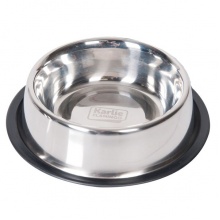 Flamingo Dish Rubber Rim ФЛАМИНГО РУБЕР РИМ миска для собак с резиновым ободком, нержавейка