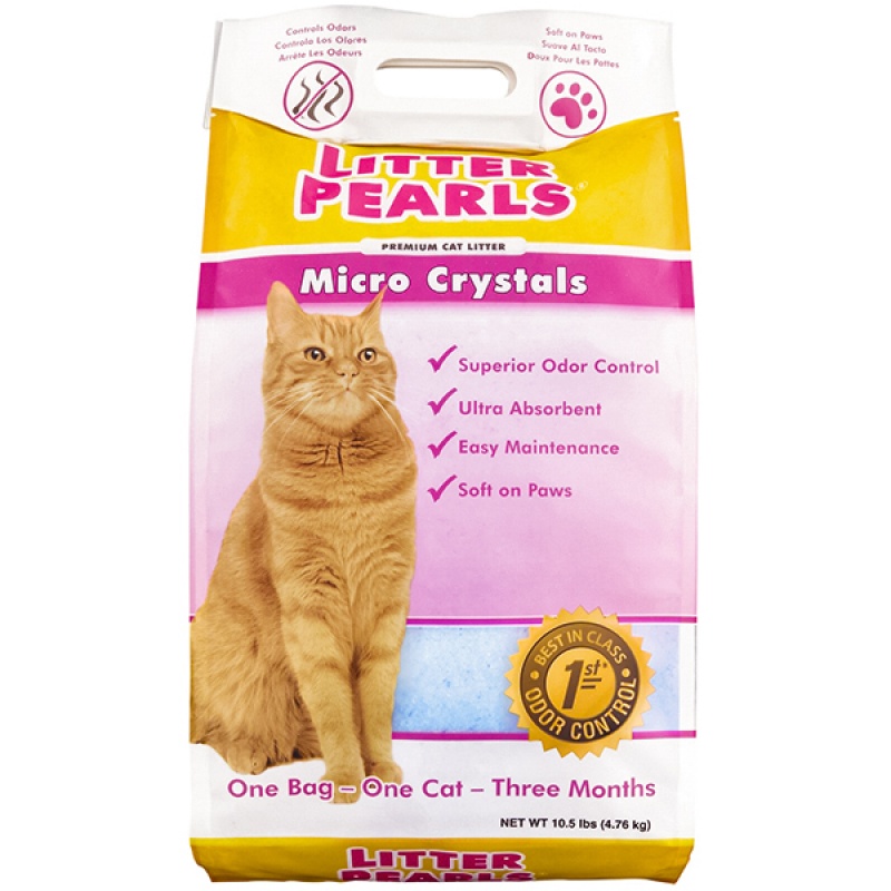 Litter Pearls Микро Кристаллс (MC) кварцевый наполнитель для туалетов котов 1.59 кг