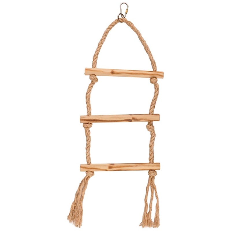 BBQ PARAKEET TOY ROPE SWING