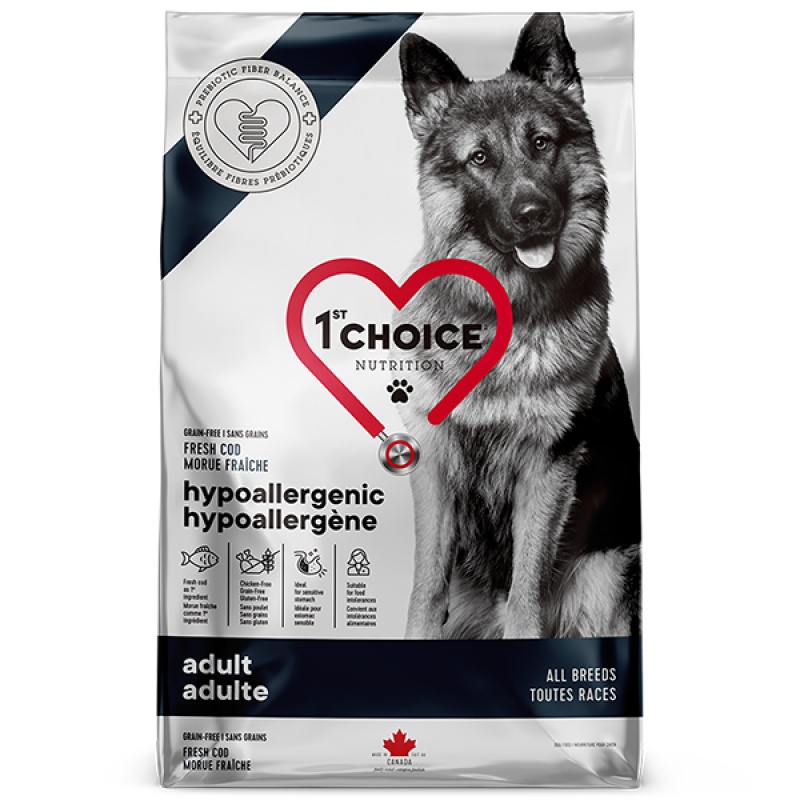 1st Choice Adult Hypoallergenic Cod ФЕСТ ЧОЙС ГІПОАЛЛЕРГЕННИЙ ТРІСКА сухий дієтичний беззерновий корм для собак