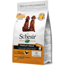 Schesir Dog Medium Adult Chicken ШЕЗИР ДОРОСЛИЙ СЕРЕДНІХ КУРКА сухий монопротеїновий корм для собак середніх порід