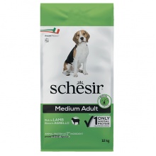 Schesir Dog Medium Adult Lamb Сухий монопротеїновий корм для дорослих собак середніх порід