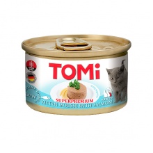 TOMi For Kitten with Salmon ТОМІ ДЛЯ КОШЕНЯТ ЛОСОСЬ консерви для кошенят, мус TOMi For Kitten with Salmon ТОМІ ДЛЯ КОШЕНЯТ ЛОСОСЬ консерви для кошенят, мус