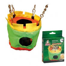 Karlie-Flamingo (Карли-Фламинго) CHATEAU гнездо для хомяков, подвесное в клетку, шато, нейлон, Karlie-Flamingo (Карли-Фламинго) CHATEAU гнездо для хомяков, подвесное в клетку, шато, нейлон,