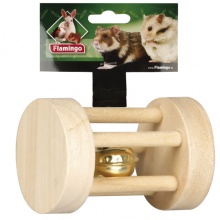 Karlie-Flamingo (Карли-Фламинго) RATTLE WITH BELL игрушка для грызунов с колокольчиком, дерево, 3,5х5см Karlie-Flamingo (Карли-Фламинго) RATTLE WITH BELL игрушка для грызунов с колокольчиком, дерево, 3,5х5см