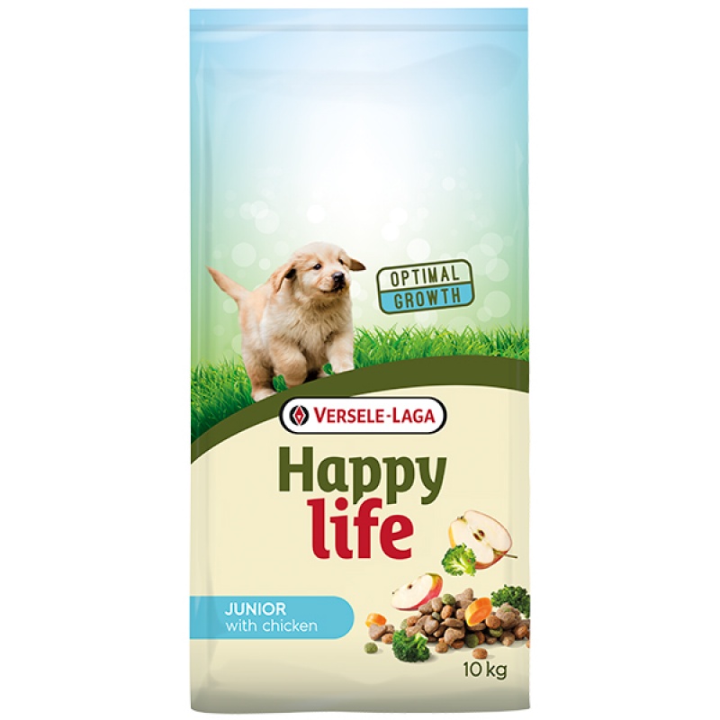 Happy Life Junior Chicken сухий корм з куркою для цуценят всіх порід