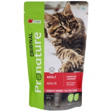 Pronature Original Cat Chicken Lamb ПРОНАТЮР ОРИДЖИНАЛ КУРИЦЯ З ЯГНЯМ корм для котів