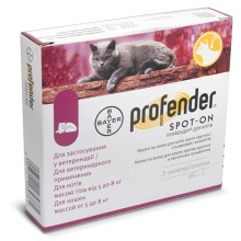 Profender (Профендер) краплі для кішок вагою від 5,0 кг до 8,0 кг