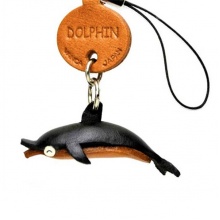 Vanca Дельфін, 3D брелок, натуральна шкіра