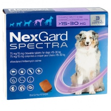 NexGard Spectra НЕКСГАРД СПЕКТРА 4 г таблетки від бліх, кліщів, гельмінтів для собак 15-30кг