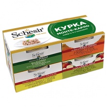 Schesir КУРИЦЯ МОНТЕ-КАРЛО натуральні консерви для собак, набір