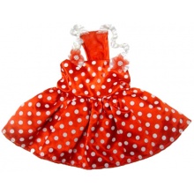 MonkeyDaze ГОРОШЕК (Polka dot dress red) красное платье, одежда для собак MonkeyDaze ГОРОШЕК (Polka dot dress red) красное платье, одежда для собак