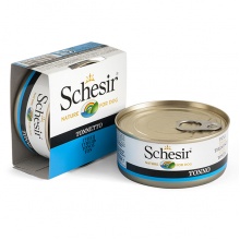 Schesir Tuna ШЕЗИР ТУНЕЦЬ в желе натуральні консерви для собак, вологий корм, банку 150г
