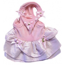 MonkeyDaze ОЧАРОВАШКА (Pink velour dress) розовое велюровое платье, одежда для собак MonkeyDaze ОЧАРОВАШКА (Pink velour dress) розовое велюровое платье, одежда для собак