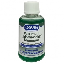 Davis Maximum Chlorhexidine Shampoo ДЕВІС МАКСИМУМ ХЛОРГЕКСИДИН шампунь з 4% хлоргексидином для собак та котів захворюваннями шкіри та вовни