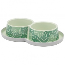 Moderna Double Trendy Dinner Eden МОДЕРНА двойная миска для котов, дизайн Эдем, 2х350 мл