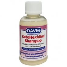 Davis KetoHexidine Shampoo ДЕВІС КЕТОГЕКСИДИН шампунь з 2% хлоргексидином та 1% кетоконазолом для собак та котів із захворюваннями шкіри