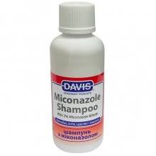 Davis Miconazole Shampoo ДЕВІС МІКОНАЗОЛ шампунь з 2% нітратом міконазолу для собак та котів із захворюваннями шкіри