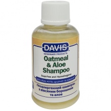 Davis Oatmeal & Aloe Shampoo Девіс овсяна мука з алое гіпоалергенний шампунь для собак і котів, концентрат